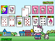 play Hello Kitty Solitaire