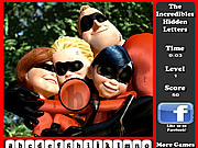 play The Incredibles Hidden Letters