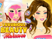 play Luxurious Beauty Makeover
