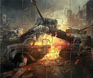play Tank Destroyer Puzzle