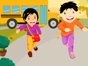 play Five Differences With School Bus