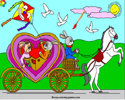 play Margot And Chris 2 - Coloring