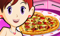 play Valentine Pizza: Sara'S Cooking Class