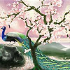 play Sakura And Peacock Slide Puzzle