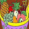 play Fruits In A Basket Coloring