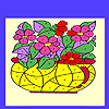 play Flowers In The Vase Coloring