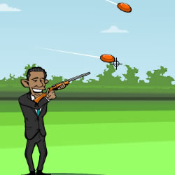 Obama Skeet Shooting