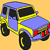 play Grand Mountain Jeep Coloring