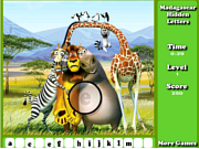 play Madagascar Hidden Letters
