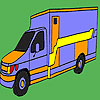 play Giant Transit Car Coloring