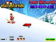 play Alvin Downhill Skiing