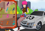 play Racing Girl Dress Up