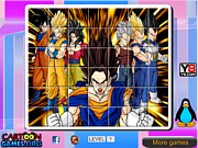 play Dragon Ball Z Rotate Puzzle