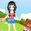 play Girl Caring Pet
