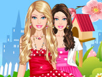 play Barbie'S Dotted Dresses