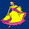 play Gaby Flamenco Dance Coloring