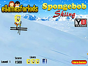 play Spongebob Skiing