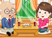 play Grandparents Sushi Date Dress Up