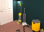 play Scary Cleaner'S Room