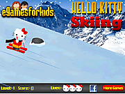 play Hello Kitty Skiing