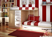 play Kids Red Bedroom Hidden