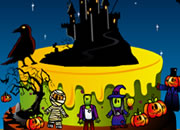 play Spooky Halloween Cake