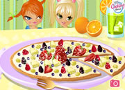 play Fruity Dessert Pizza