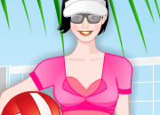 play Beach Volleyball Girl