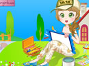 play Drawing Girl Dress Up