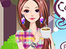 play Coffee Girl Dress Up