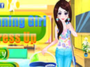 play Cleaning Girl Dress Up