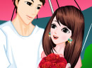 play Romantic Raining Valentine