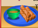 play Vegetable Spring Rolls