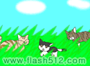 play Operation Escape Of Three Cats