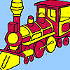 play Big Army Train Coloring