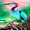 play Colorful Heron Slide Puzzle