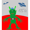 play Ufo - Martian Coloring
