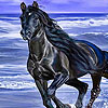 play Amazing Horses In The Beach Puzzle