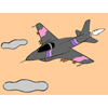 play Jet Fighter Coloring