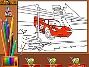play Lightning Mcqueen Coloring