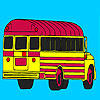 play School Bus Parking Coloring