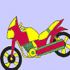 play Fast School Motorbike Coloring