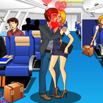 Air Hostess Kissing