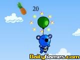 play Blue Panda Fruits Catcher