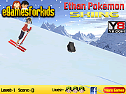 play Ethan Pokemon Skiing