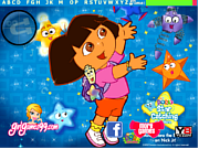 play Star Dora Hidden Letters