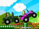 play Mario Tractor Race