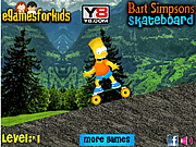 play Bart Simpsons Skateboard