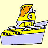 play Marina Boat Coloring