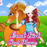 play Cool Girl And Horse